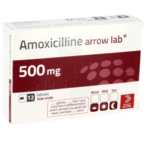 Amoxicilline Arrow Lab 500 Mg, Gélule