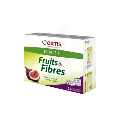 Ortis Fruits & Fibres Cube à Mâcher Transit Facile B/24 à BIARRITZ