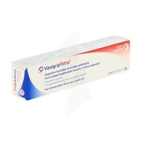 Vaxigriptetra, Suspension Injectable En Seringue Préremplie. Vaccin Grippal Quadrivalent (inactivé, à Virion Fragmenté)