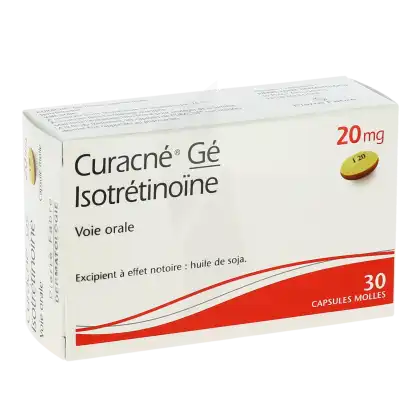 CURACNE 20 mg, capsule molle