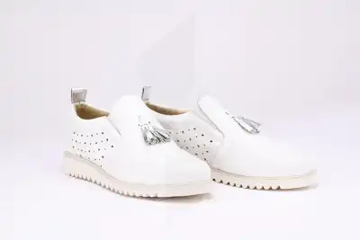 Gibaud  - Chaussures Moneglia Blanc - Taille 42 à Ferney-Voltaire