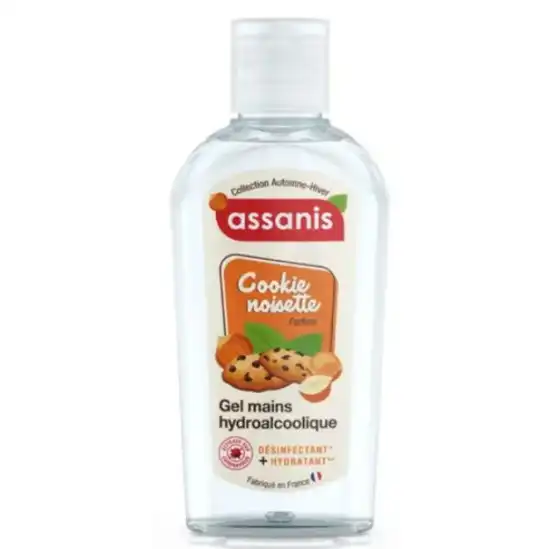 Assanis Gel Hydroalcoolique Noisette Fl/80ml