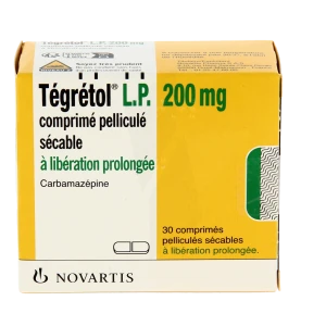 Tegretol L.p. 200 Mg, Comprimé Pelliculé Sécable à Libération Prolongée