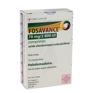 Fosavance 70 Mg/2800 Ui, Comprimé