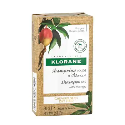 Klorane Capillaire Shampooing Solide Nutrition Mangue B/80g à Saint-Priest