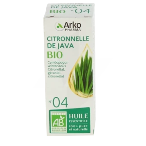 Arkopharma Huile Essentielle Bio N°4 Citronnelle De Java Fl/10ml