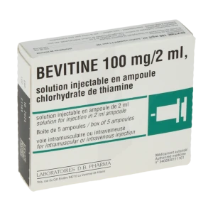 Bevitine 100 Mg/2 Ml, Solution Injectable En Ampoule