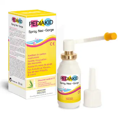 Pédiakid Nez Gorge Spray 20ml+2 Pompes Sprays à Pessac