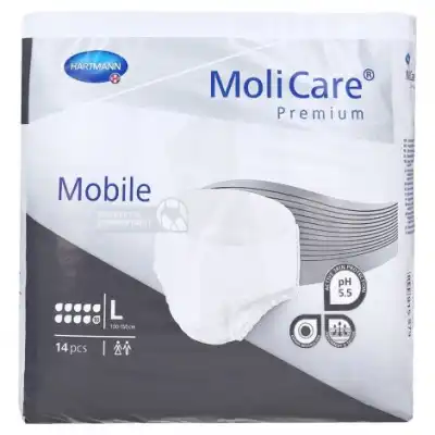 Molicare Premium Mobile 10 Gouttes - Slip Absorbant - Taille L B/14 à Gisors
