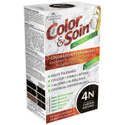 Color&soin Advanced Kit 4n Châtain Naturel à SAINT-RAPHAËL