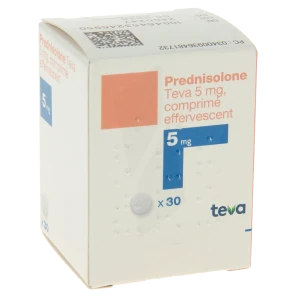 Prednisolone Teva 5 Mg, Comprimé Effervescent