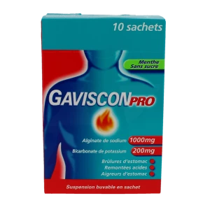 Gavisconpro Menthe, Suspension Buvable En Sachet