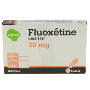 Fluoxetine Cristers 20 Mg, Gélule