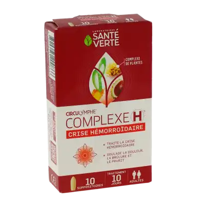 Santé Verte Circulymphe Complexe H Suppositoires Boîte De 10 à Hayange