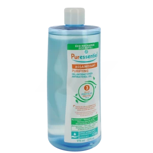 Puressentiel Assainissant Gel.antibactérien 3 Huiles Essentielles Eco-recharge/975ml