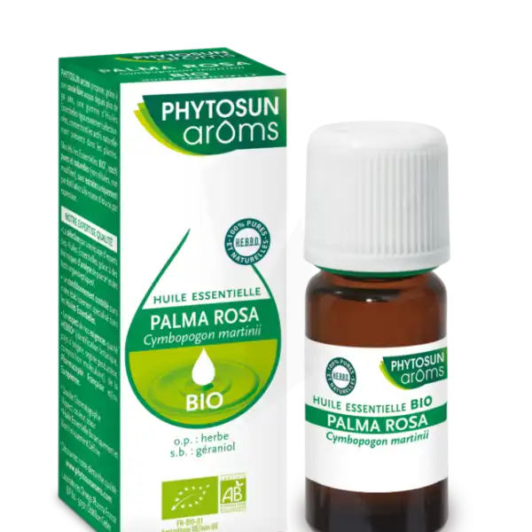 Phytosun Aroms Huile Essentielle Bio Palma Rosa Fl/10ml