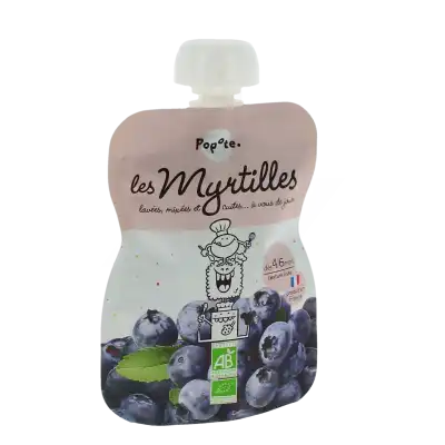 Popote Myrtilles Bio Gourde De 120 G à MACON