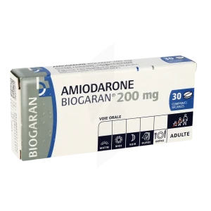 Amiodarone Biogaran 200 Mg, Comprimé Sécable