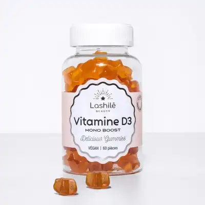 Lashilé Beauty Vitamine D3 Gummies B/60 à Mantes-La-Jolie