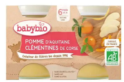 BABYBIO Pot Pomme Clémentines