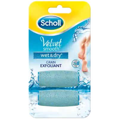 Scholl Velvet Smooth Wet&dry Rouleaux De Remplacement Grain Exfoliant à SOUILLAC