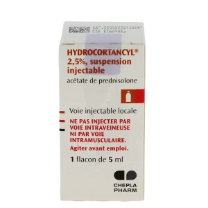 Hydrocortancyl 2,5 Pour Cent, Suspension Injectable