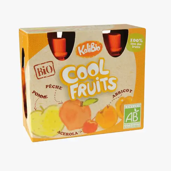 Vitabio Cool Fruits Pomme Pêche Abricot