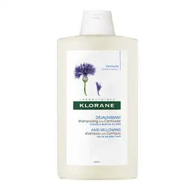 Klorane Centaurée Shampooing Cheveux Blancs 400ml à Mérignac