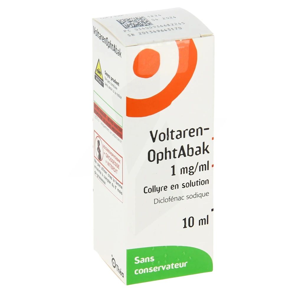 Voltarenophtabak 1 Mg/ml, Collyre En Solution