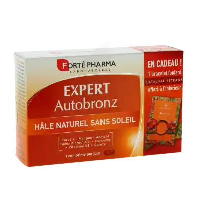 Expert Autobronz Comprimés Boîte De 45 + Bracelet Foulard Catalina Estrada à AIMARGUES