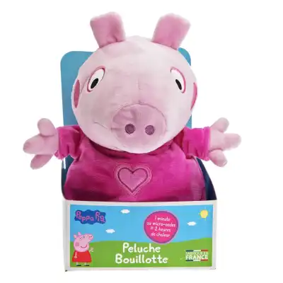 Pelucho Bouillotte Peppa Pig Rose à Rambouillet