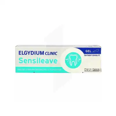Elgydium Clinic Sensileave Gel Dent Dents Sensibles Hypersensibilité Dentaire T/30ml à Toulouse
