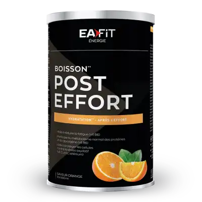 Eafit Energie Poudre Pour Boisson Orange Post-effort Pot/457g à CHENÔVE