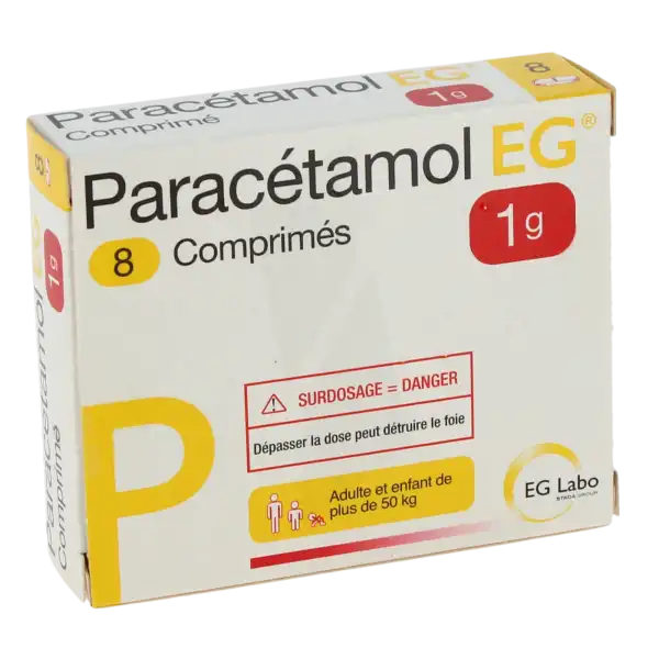 Paracetamol Eg 1 G, Comprimé