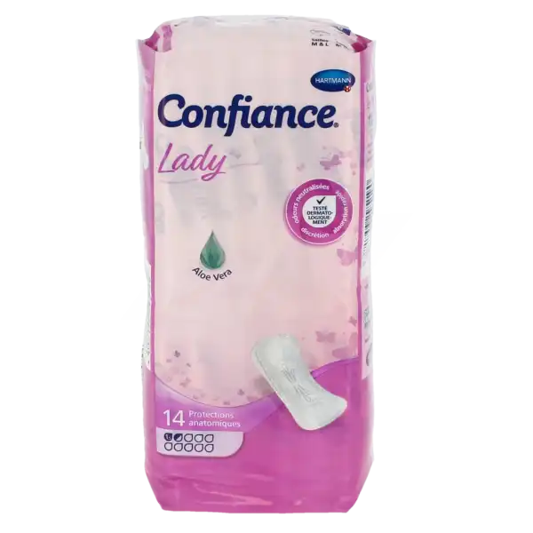 Confiance Lady Protection Anatomique Incontinence 1.5 Gouttes Sachet/14