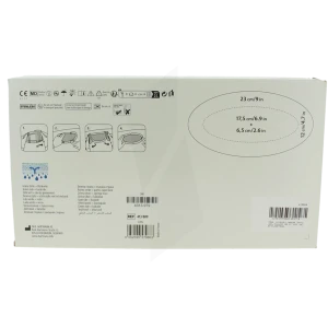 Resposorb Silicone Border Oval Pans Absorption Importante 12x23cm B/10