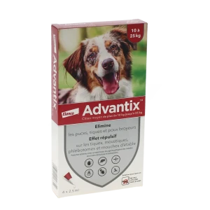 Advantix Chien Moyen, Solution Pour Spot-on