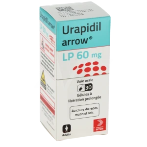 Urapidil Arrow Lp 60 Mg, Gélule à Libération Prolongée