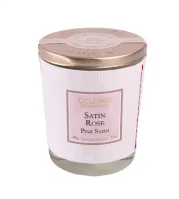 Collines De Provence Bougie Parfumée Satin Rose à PRUNELLI-DI-FIUMORBO