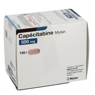 CAPECITABINE VIATRIS 500 mg, comprimé pelliculé