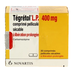 Tegretol L.p. 400 Mg, Comprimé Pelliculé Sécable à Libération Prolongée