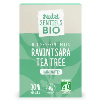 Nutrisanté Nutrisentiels Bio Ravintsara Tea-tree Gélules B/30 à Ploermel