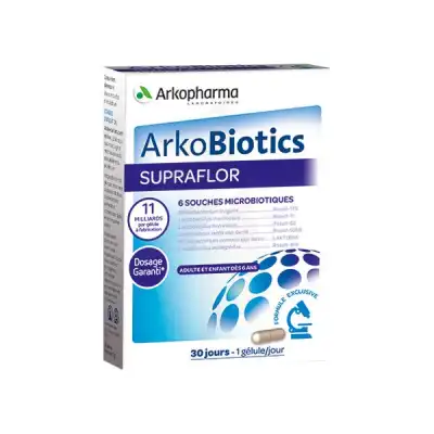 Arkobiotics Supraflor Ferments Lactiques Gélules B/30 à CHAMPAGNOLE