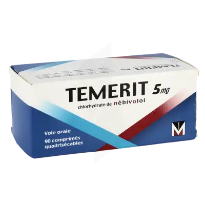 Temerit 5 Mg, Comprimé Quadrisécable à MONTEREAU-FAULT-YONNE