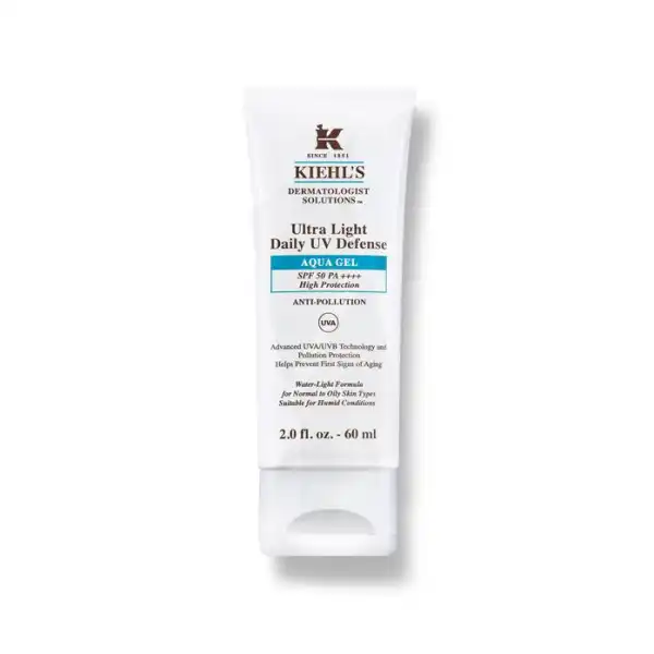 Kiehl’s Ultra Light Daily Uv Defense Aqua Gel Spf50 Pa++++ Gel Crème Solaire Visage Quotidien Spf50 Pa++++ T/60ml