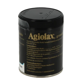 Agiolax, Granulés B/100g