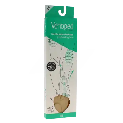 Sigvaris Venoped Été Semelles Veino-stimulantes Gris Pointure 41 à Exincourt