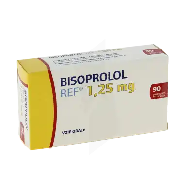 Bisoprolol Ref 1,25 Mg, Comprimé Pelliculé à MONSWILLER