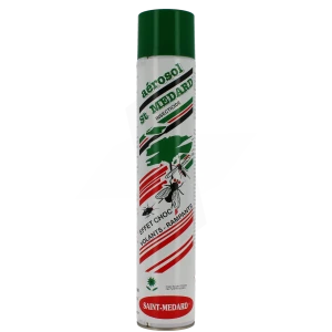 St Médard Insecticide Effet Choc Volant Rampants Aérosol/750ml