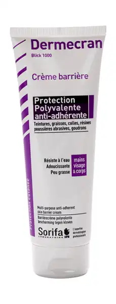 Dermécran® Crème Barrière Protection Polyvalente & Anti-adherente Tube De 125ml